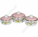 Азалия Набор кастрюль 3шт (2,0/3,0/4,0л)