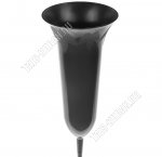 Ваза с колышком 2,0л d11,5 h30см, черный (12/72)