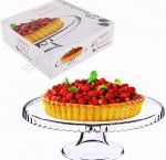 Блюдо на ножке PATISSERIE п/у d28см h10,5, бортик вниз (1)