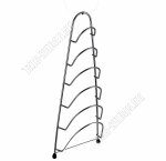 Подставка настен д/крышек 6-ти секц, пирамида, h45см,оцинк 