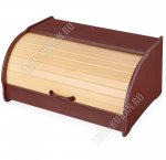 Хлебница с откидн.крышк.(38,5х27,5 h19,5см) беж-коричневый (4) 