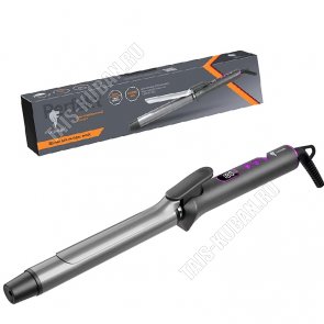 Эл.щипцы д/завивки локонов, керам. 65Вт d25мм, графит (24) 
