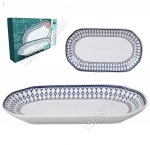 Кобальт золото Блюдо овал набор 2шт 32см, п/у (10) 