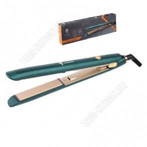 Выпрямитель для волос 35Вт, изумруд/бежевый (12) 