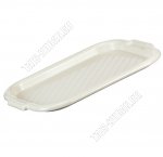 Поднос прям.(39x27 h2,5см) бел.ротанг (17)