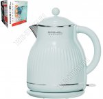 Чайник пластик+нержавеющая сталь 2,0л 1800Вт, голубой (6) 