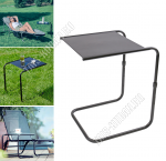 Столик приставной для шезлонга 49х45см, регулировка высоты 43/51/59см, металл