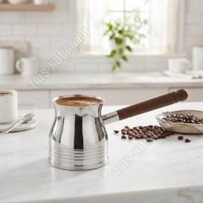 Турка (кофеварка) 0,5л,нержавеющая сталь (24) 