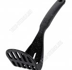 PUNTO NERO Картофелемялка L24х8см (нейлон) черный с бело-золотым крапом (12) 
