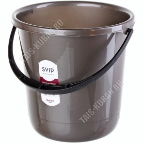 Ведро 12л антрацит (d29 h31см) (10) 