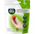 Перчатки виниловые  10шт р-р L (10)  !Честный знак