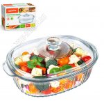 Форма с крышкой овал 1,8л 27х19 h11см, п/у (6)